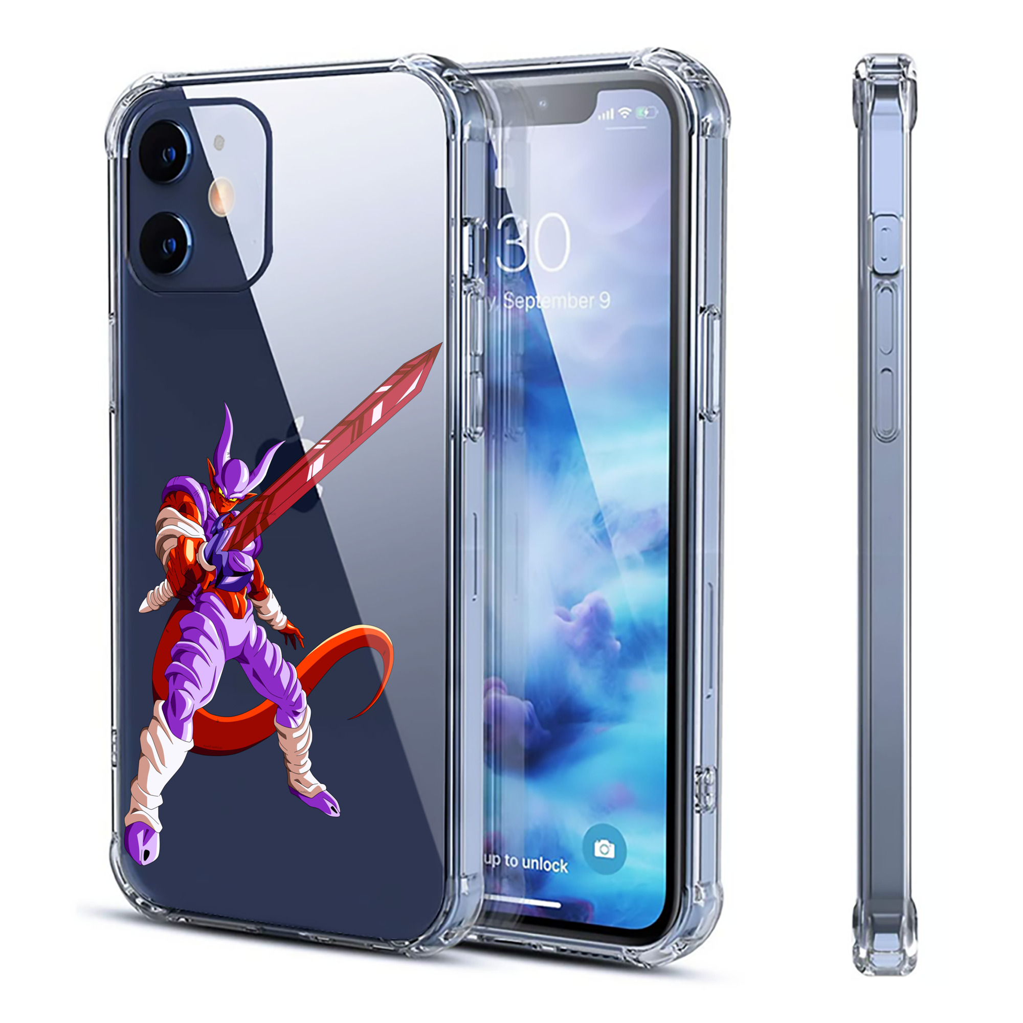 （画像用） ドラゴンボール ジャネンバ DRAGON BALL Janemba 【iPhone 12シリーズ対応】透明スマホケース（クリアソフトケース）